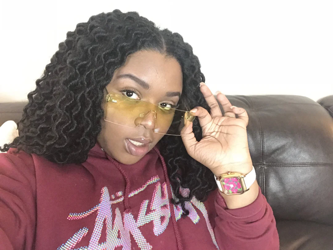 Stylish Rectangular Frame Glasses