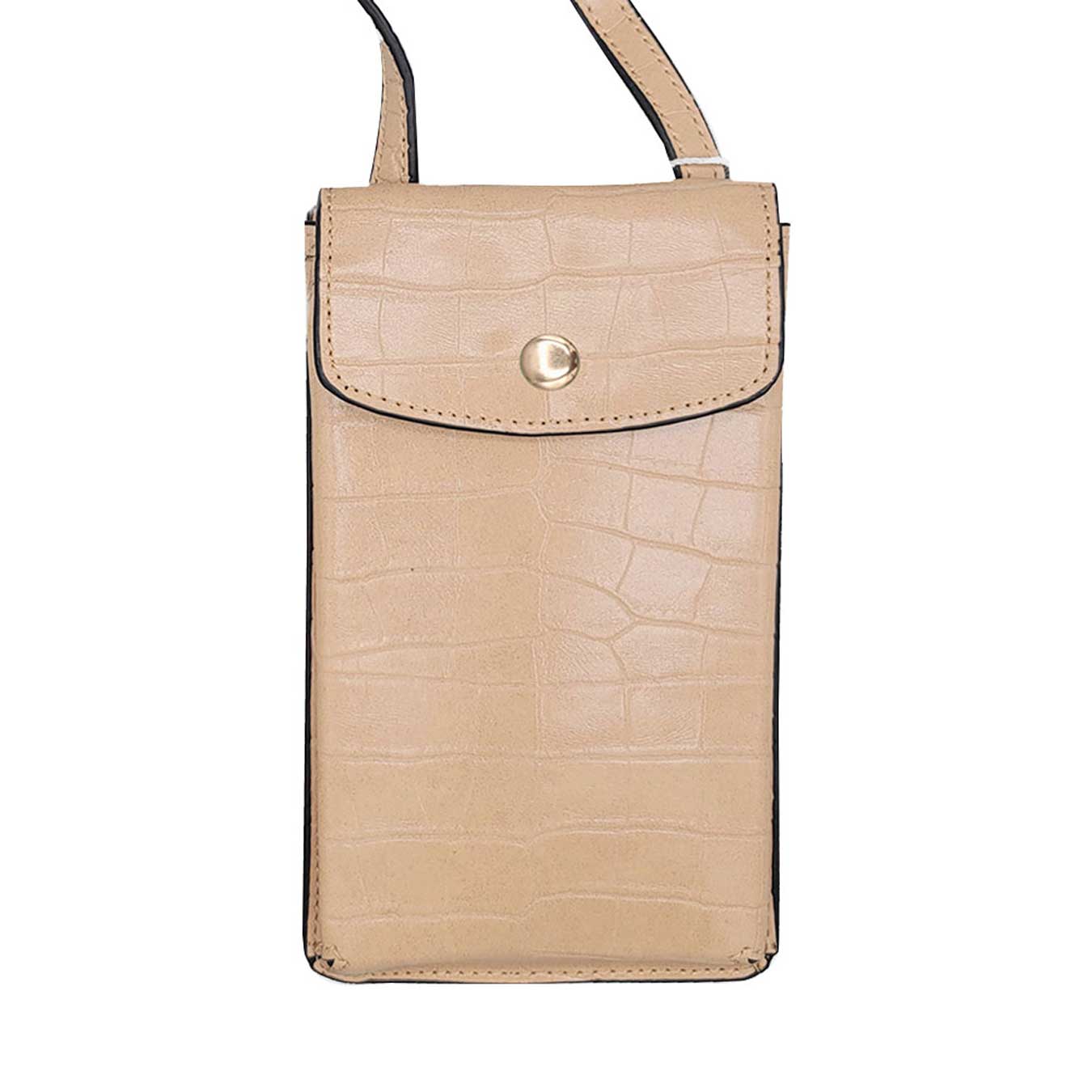 Elegant Faux Leather Crossbody Bag