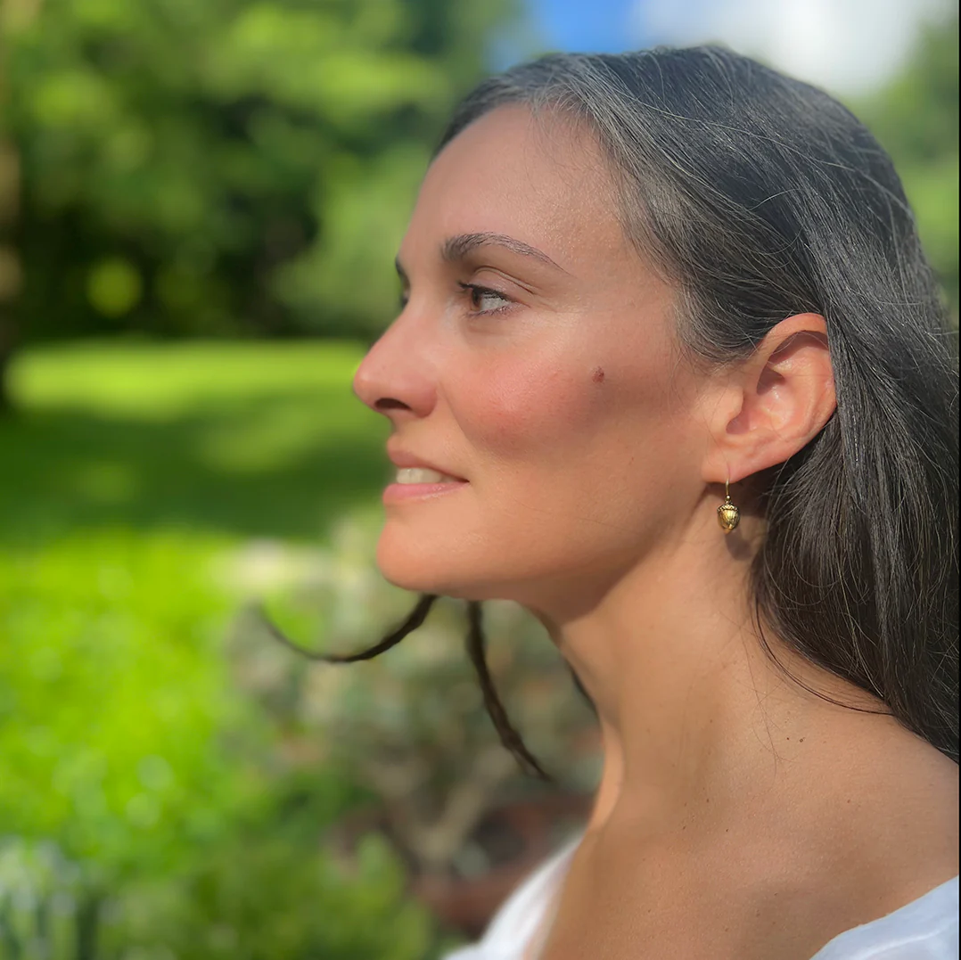 Charming Acorn Drop Earrings