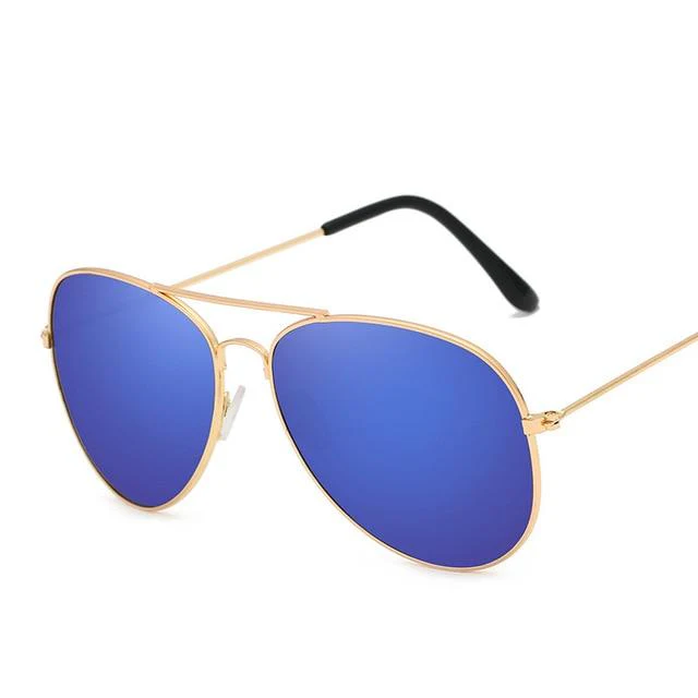Stylish Blue Aviator Sunglasses