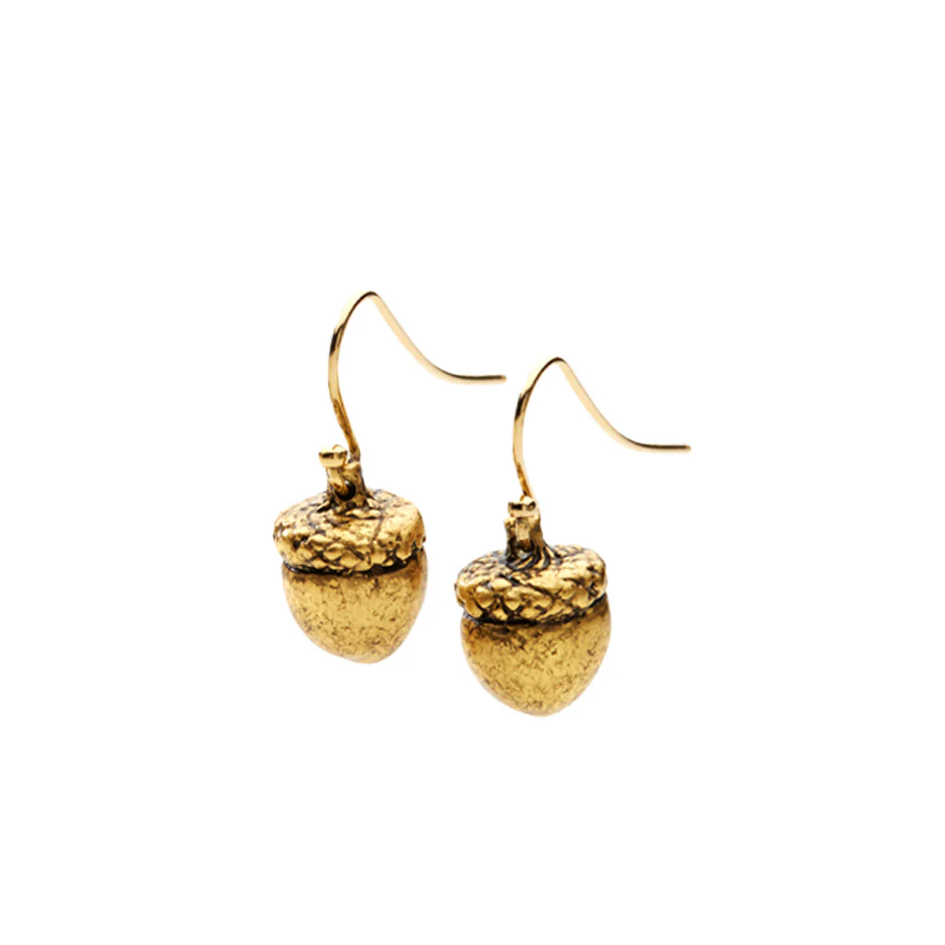 Charming Acorn Drop Earrings