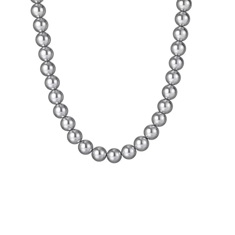 Elegant Pearl Bead Necklace