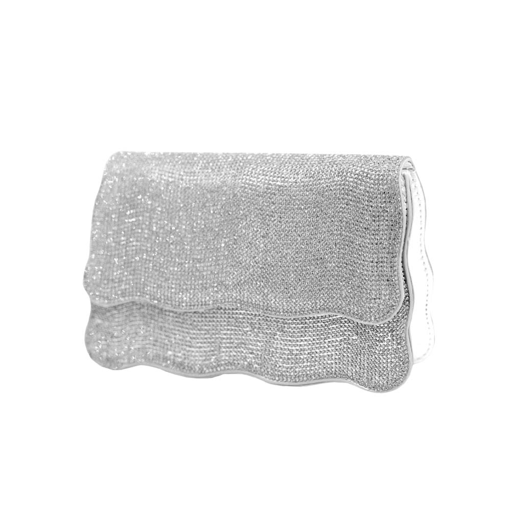 Elegant Silver Evening Clutch