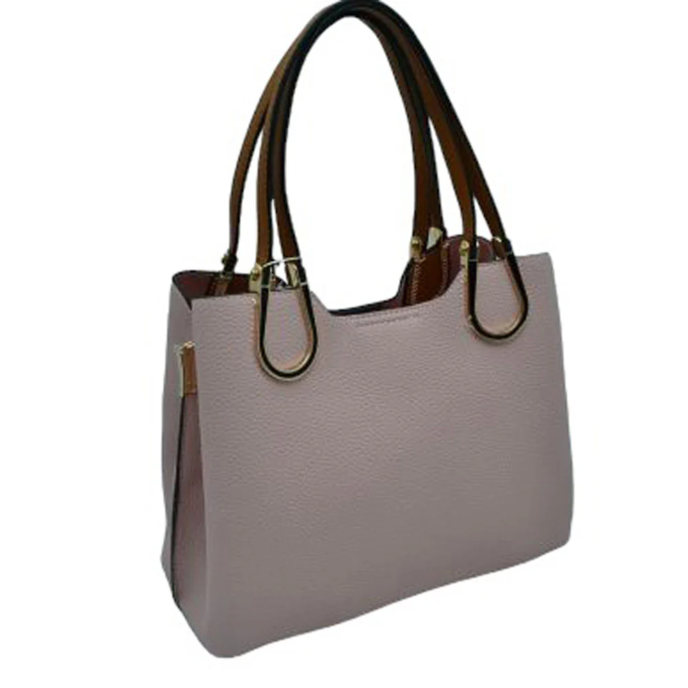 Elegant Faux Leather Tote Bag