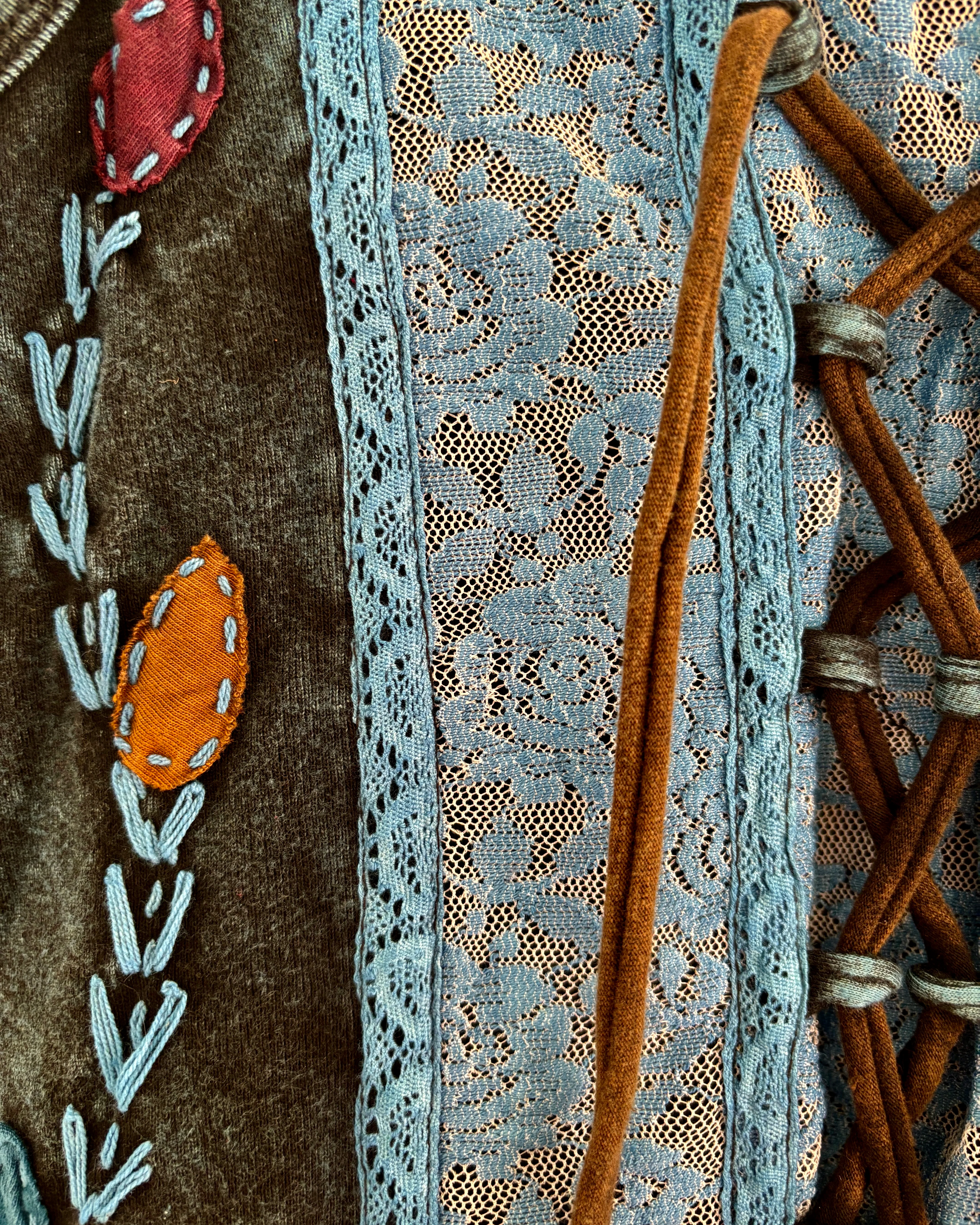 Elegant Bohemian Lace Corset Top